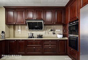 四居美式203㎡厨房2023装潢设计图