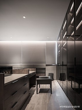 HTD新作|莫兰迪色演绎现代奢华空间装修图大全