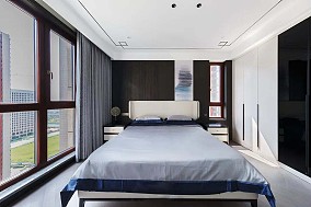 190㎡三居中式现代卧室2023装潢设计图