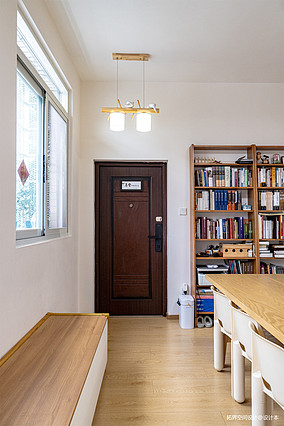 80㎡日式原木风二居室，厨房爆改为衣帽间装修图大全