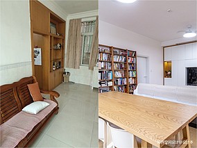 80㎡日式原木风二居室，厨房爆改为衣帽间装修图大全